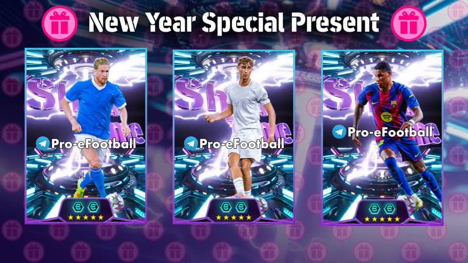 SageUpdate's tweet image. *Show time: Happy New Year* 

We are guaranteed to sign 1 player using a Selection Contract
#efootballmobile #showtime