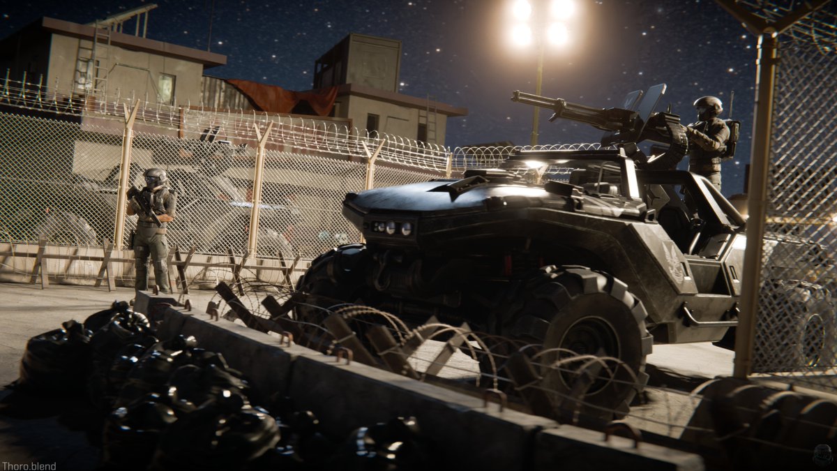 #ODST 's had to pull fire watch too.

#Halo #HaloSpotlight #HaloODST