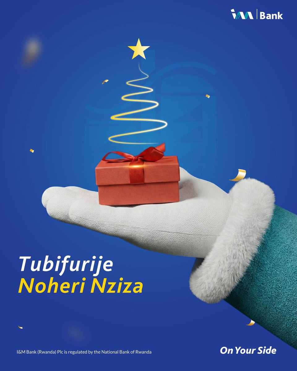 Tubifurije Noheli Nziza! 🎄🥳

Tubifurije umunezero, ubuzima bwiza, ndetse n’iterambere! 🫂🥂

Muri iki gihe cy’ibyishimo, turabashimira kandi icyizere mukomeje kutugirira. Turabakunda cyane!

#NoheliNziza #IMBank