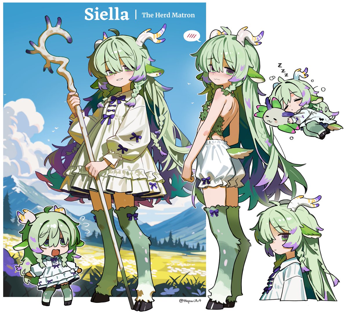 HepariArt's tweet image. Merry Christmas!💕🎁🎄
Recap 2025: My art took a good leap forward, and am excited to get better in 2026. I'm also hopeful to make progress on my own projects and show them to you!🎶