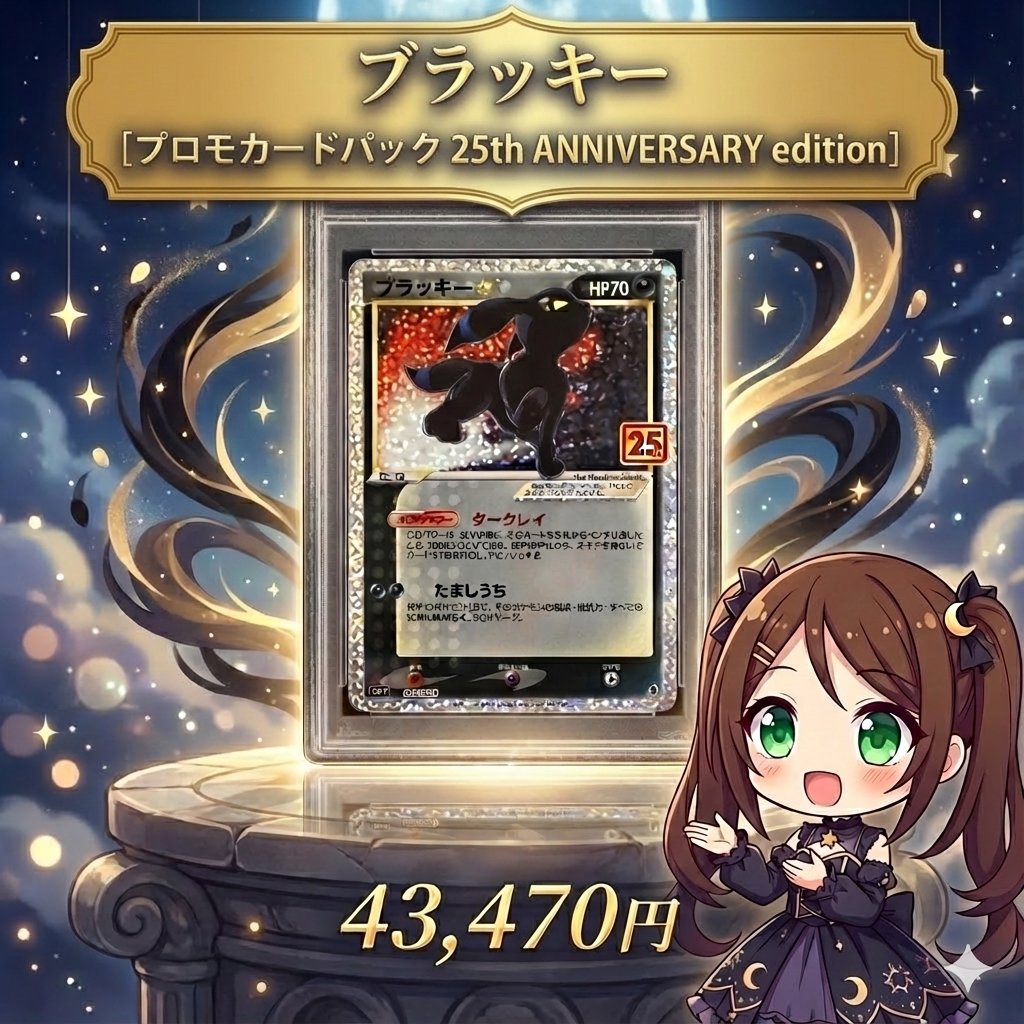 PSA10 ブラッキー⭐︎ 25th プロモ PSA10】ブラッキー 25th プロモ ブラッキー 25th psa10 プロモ