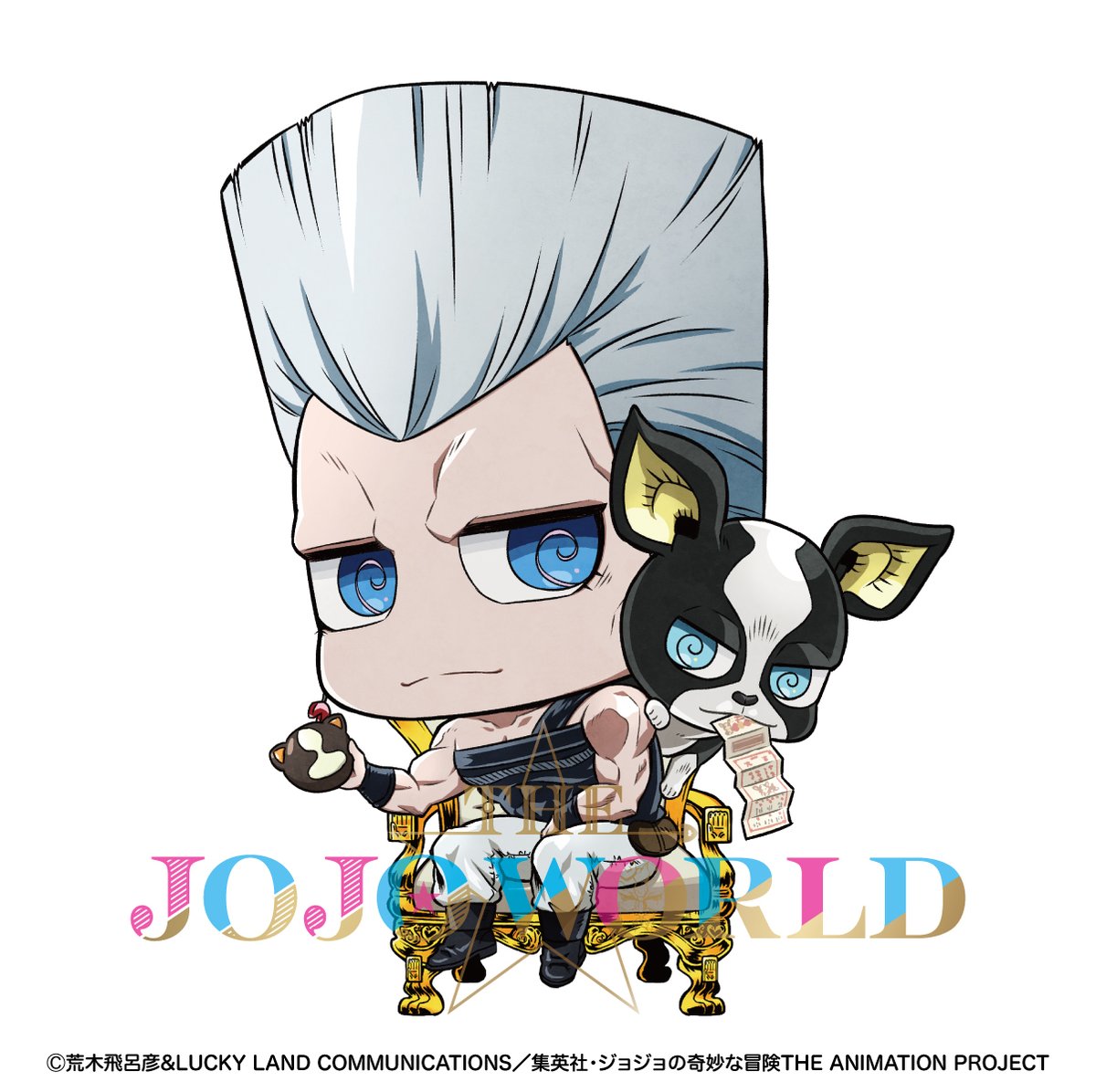 THE_JOJO_WORLD's tweet image. ✨ーーーーーーーーーーーー
　　THE★JOJO WORLD
　   新規ちみキャラ紹介
ーーーーーーーーーーーー✨

ジャン・ピエール・ポルナレフ

☑️公式サイト 
bandainamco-am.co.jp/official_shop/… 

#THEJOJOWORLD