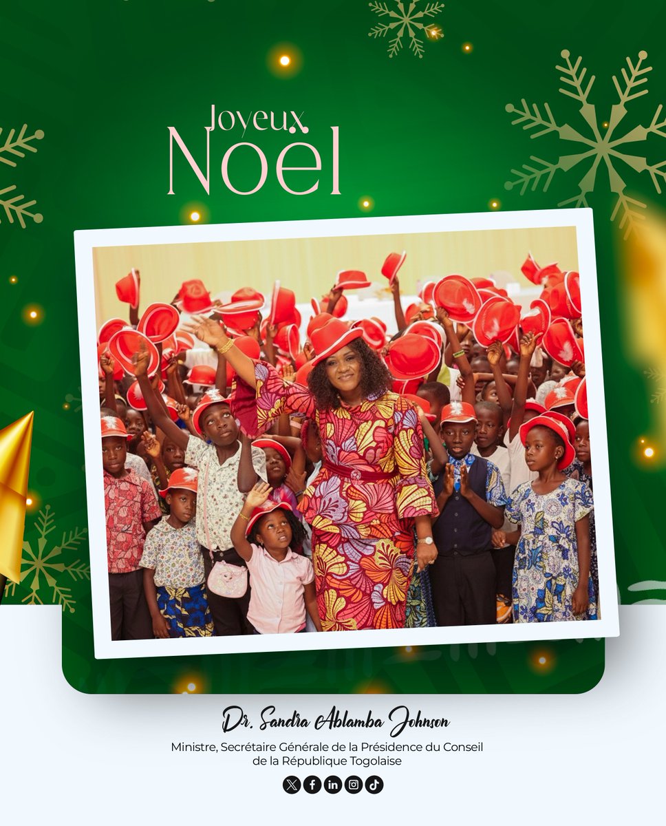 Joyeux #Noël à tous ! 

Puisse la clarté du divin Enfant répandre paix et espérance en nos foyers. 
Que l’esprit de partage nous habite et nous élève en ce jour de grâce.

#MerryChristmas #MerryChristmas2025