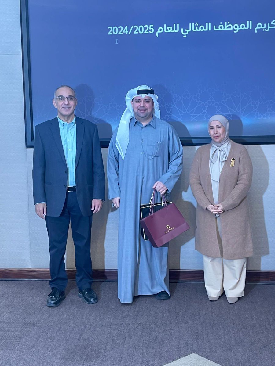 I am delighted to express my sincere gratitude to the National Library of kuwait for this honor bestowed upon me today, in recognition of our shared efforts over the past period, during which I had the privilege of volunteering and serving as a supportive friend of the library in