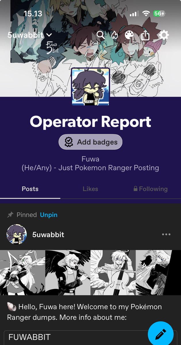 fuwabbit's tweet image. • Hello hello~ I think i’ll be posting in Instagram or Tumblr for a while~ &amp;lt;3

-You can find my main account on 5uwabbit on Insta! 

If you prefer specific fandom arts: 
-Pokemon Ranger, Tumblr: 5uwabbit
-Boboiboy, Instagram: Wabbithell