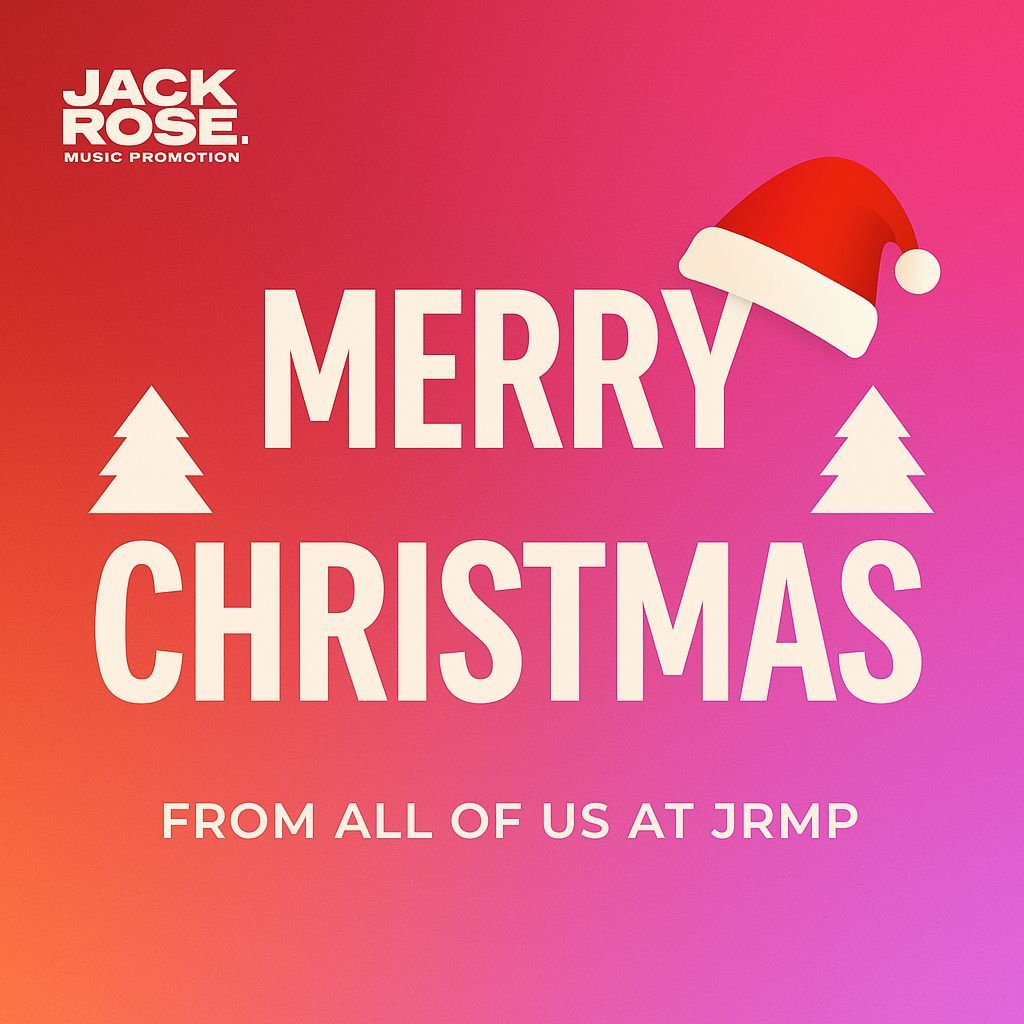 🎄 MERRY CHRISTMAS FROM TEAM JRMP 🎄
We may be busy pushing beats and breaking artists…
But today, we’re just here to wish you big love, good tunes &amp; even better snacks.
Stay merry, stay loud, and don’t forget to hit play. 🔊🎁

#MerryChristmas #JRMP #JackRoseMusicPromotion