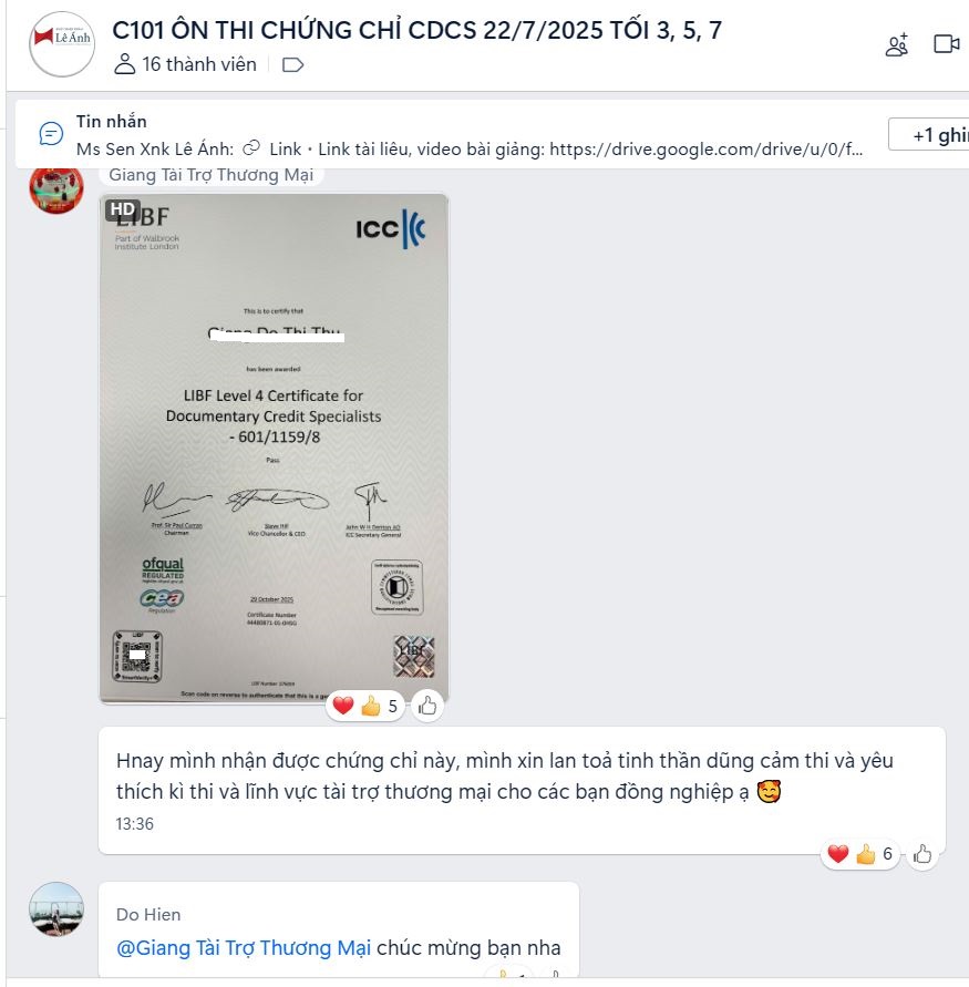 xnkleanh's tweet photo. THAM GIA NGAY KHÓA ÔN THI CDCS - CHỨNG CHỈ DÀNH CHO NHÂN VIÊN/CHUYÊN GIA KIỂM SOÁT CHỨNG TỪ L/C TẠI XUẤT NHẬP KHẨU LÊ ÁNH Mã lớp: C103CDCS: Khóa học Ôn thi Chứng chỉ CDCS - dành cho nhân viên/ chuyên gia kiểm soát chứng từ L/C Ngày khai giảng: 28/12/2025 https://t.co/Th9Xd9gajv