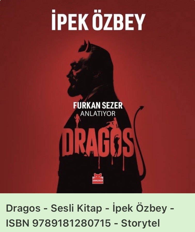 tongurlu's tweet photo. Değerli @ipekkozbey ‘in kaleme aldığı bir dönemin yaşanmış gerçeği, hesaplaşmanın, adaletin, sabrın ve devlet refleksinin hikâyesi #Dragos 24 Aralık itibariyle @storytel_tr ‘de yayında. https://t.co/Sph0fm4sO8