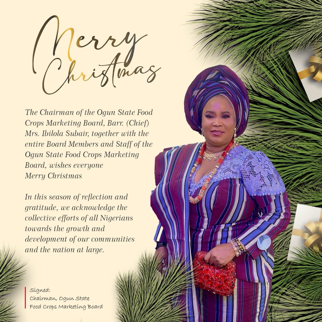 OGUN STATE FOOD CROPS MARKETING BOARD tweet media