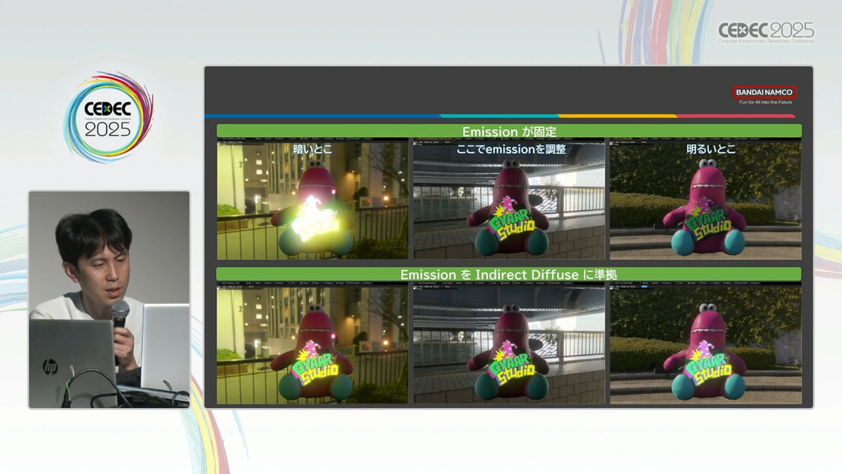 GameMakersJP's tweet photo. 3DCGライティングの基本原理を徹底解説。理想の明暗と色彩を描き出す技法を、バンダイナムコスタジオが大公開【CEDEC2025】
https://t.co/fhco2KKYVY

lm/cd/lxなど光に関する単位の種類や、LookDev環境の整備、陰影の補正やBase Color設定といったライティング品質向上TIPSなどを解説している https://t.co/byGI0jKFjM