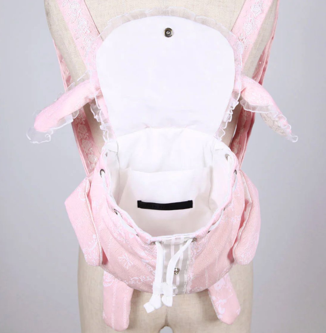 h.NAOTO エイチ・ナオト ☆ バックプリント フリル レース