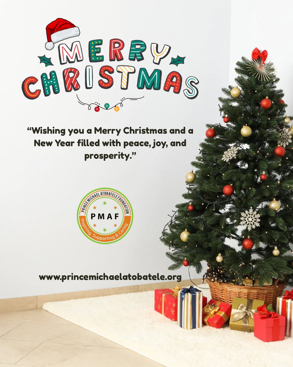 PMAFNigeria's tweet photo. This Christmas season, PMAF extends heartfelt thanks to our partners, supporters, and communities. Your trust and collaboration continue to drive our work. We wish you a peaceful Christmas and a prosperous New Year. 🎄🎁💝 https://t.co/yxtQxlu3tC