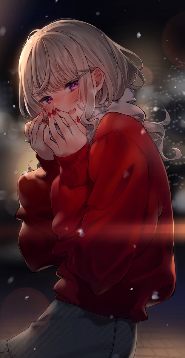 nea_369's tweet photo. 『…手、温めてくれないの？』

※タップ推奨　#引き小森画 https://t.co/hlkBKHWkL3