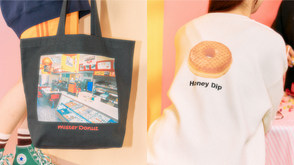 ミスタードーナツ「ポン・デ・リング」や「エンゼルクリーム」描いた限定ウェア、レプシィムで - fashion-press.net/news/141755