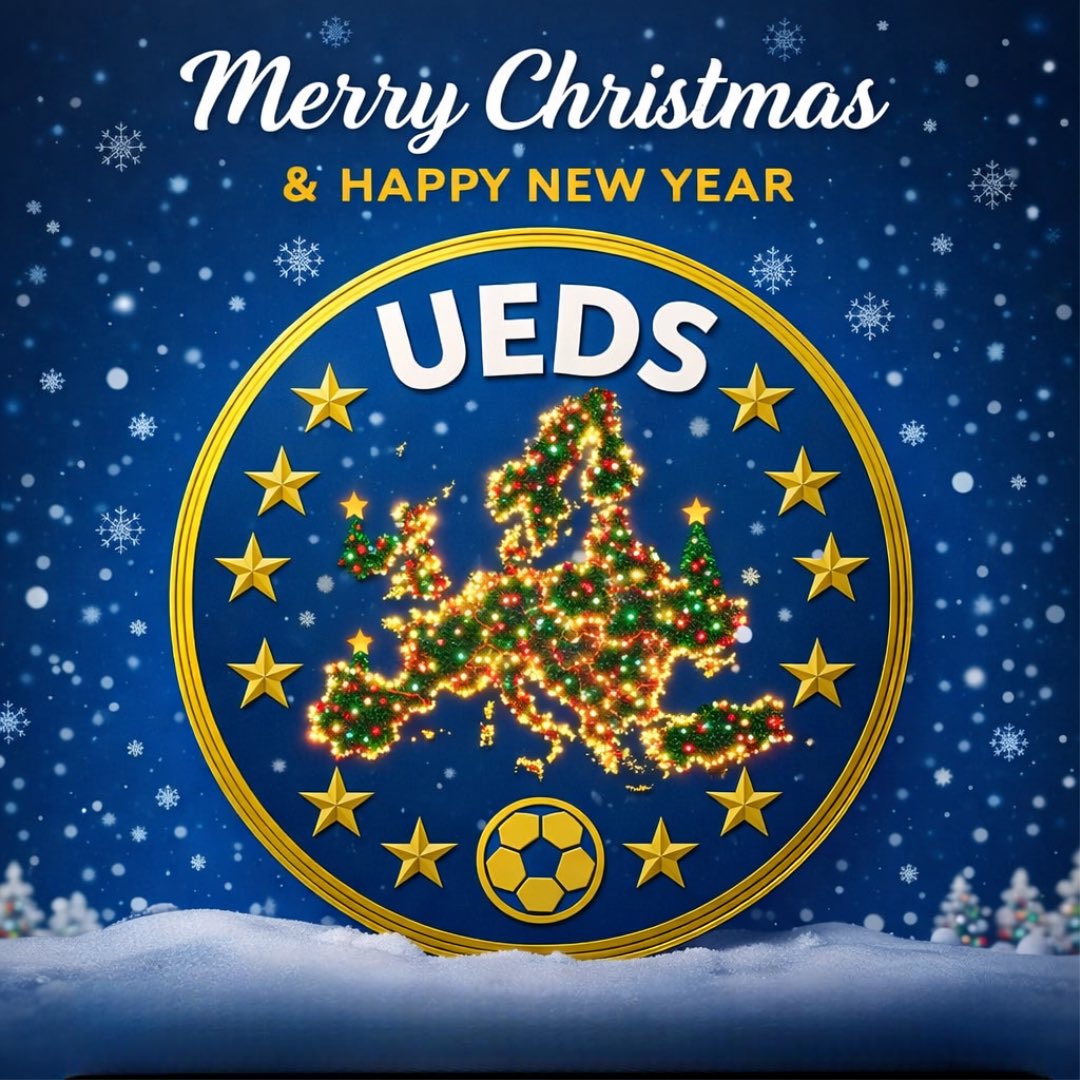 UEDSofficial's tweet photo. From UEDS, let us continue building and working for our community in Europe. #Football #Europe #SportingDirectors #MerryChristmas #HappyNewYear https://t.co/813sZAFmxC