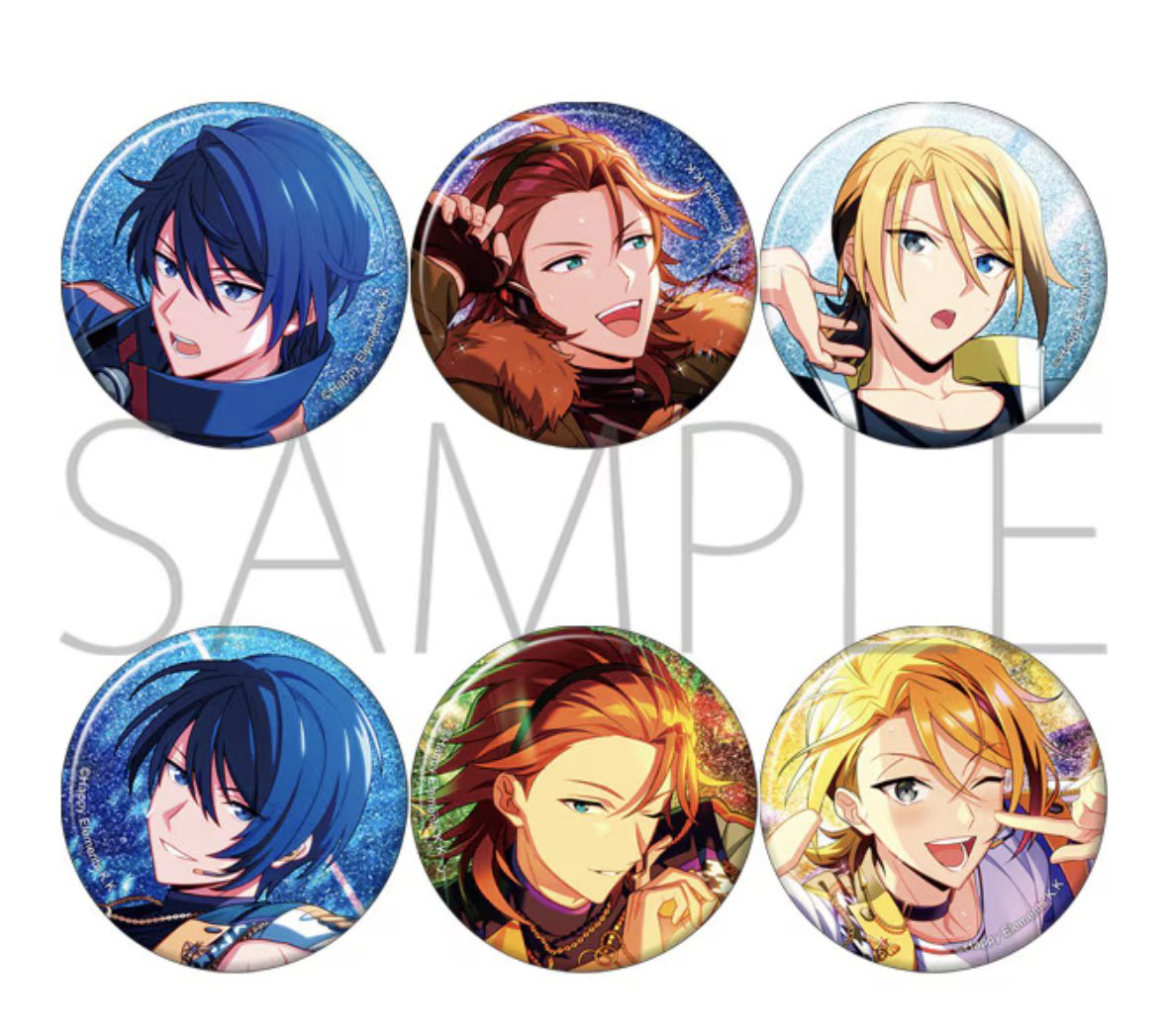 エリオス　レン　缶バッジ レン エリオス アクスタ 缶バッジ アニカフェ ドーナツ DECOTTO 特典