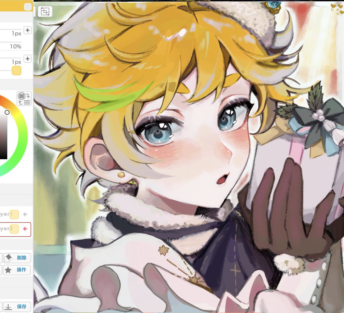 あんスタ合作絵チャで宙くん描かせてもらいました
🎄Merry Christmas🎁
#あんスタFA