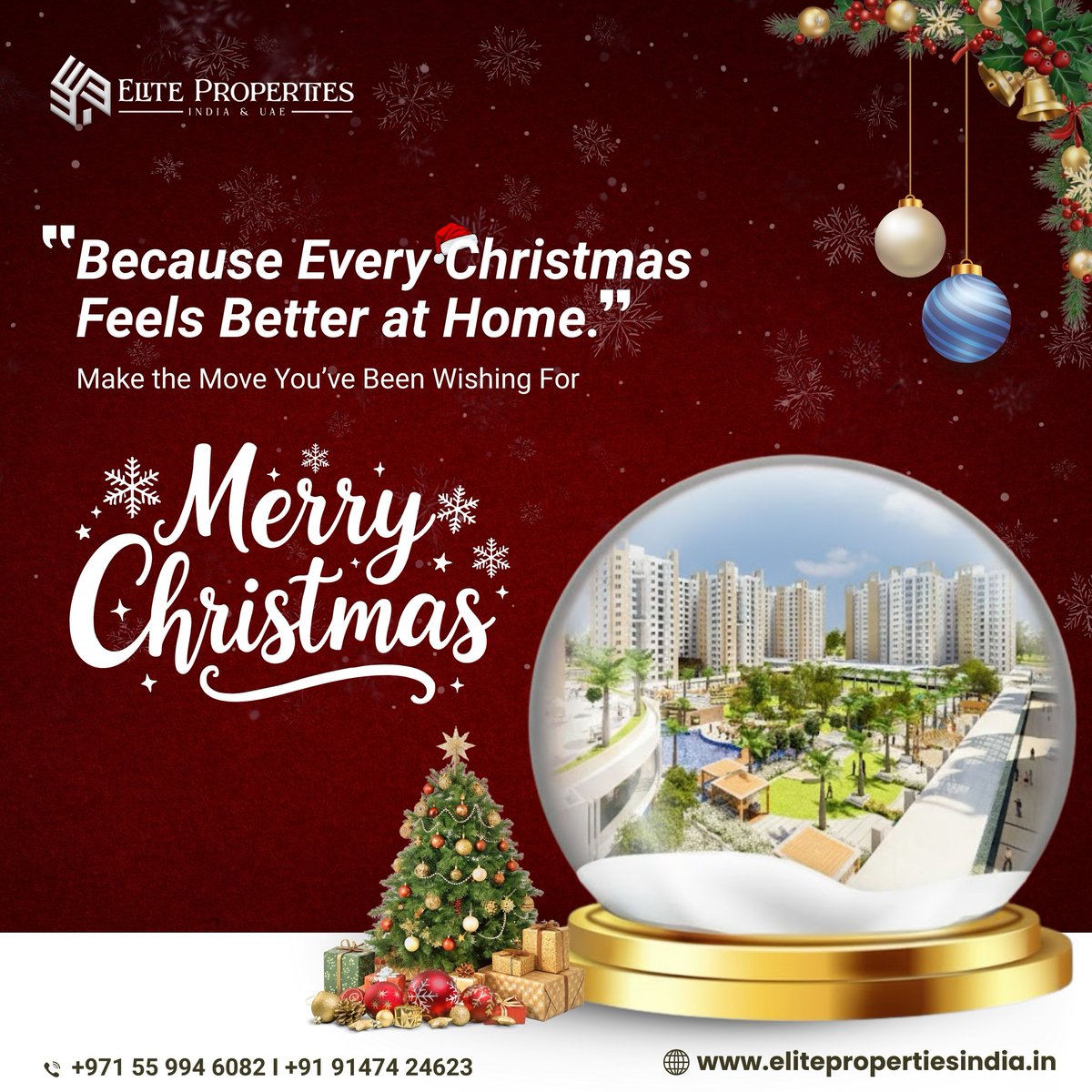 elitevivan's tweet photo. The season of warmth, togetherness, and new beginnings is here—may your days be filled with joy, peace, and cherished moments with loved ones.

#MerryChristmas #Christmas #Christmas2025 #Greetings #HomeGoals #EliteProperties https://t.co/9e3yKhxSo4