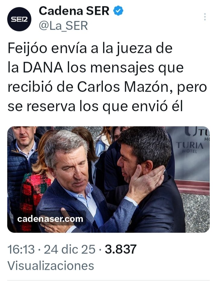 josevico4's tweet image. Os cuento esto:

Va por delante de que es una petición de las familias, para que el miserable de @NunezFeijoo no pueda estar tranquilo, así que os pido máxima difusión a los tuits que veáis sobre él.
Veamos:

Ayer, día de noche buena, con el país paralizado, @NunezFeijoo hizo…