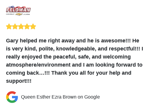 We just received a great review on Google. Thank you Queen Esther Ezra Brown!