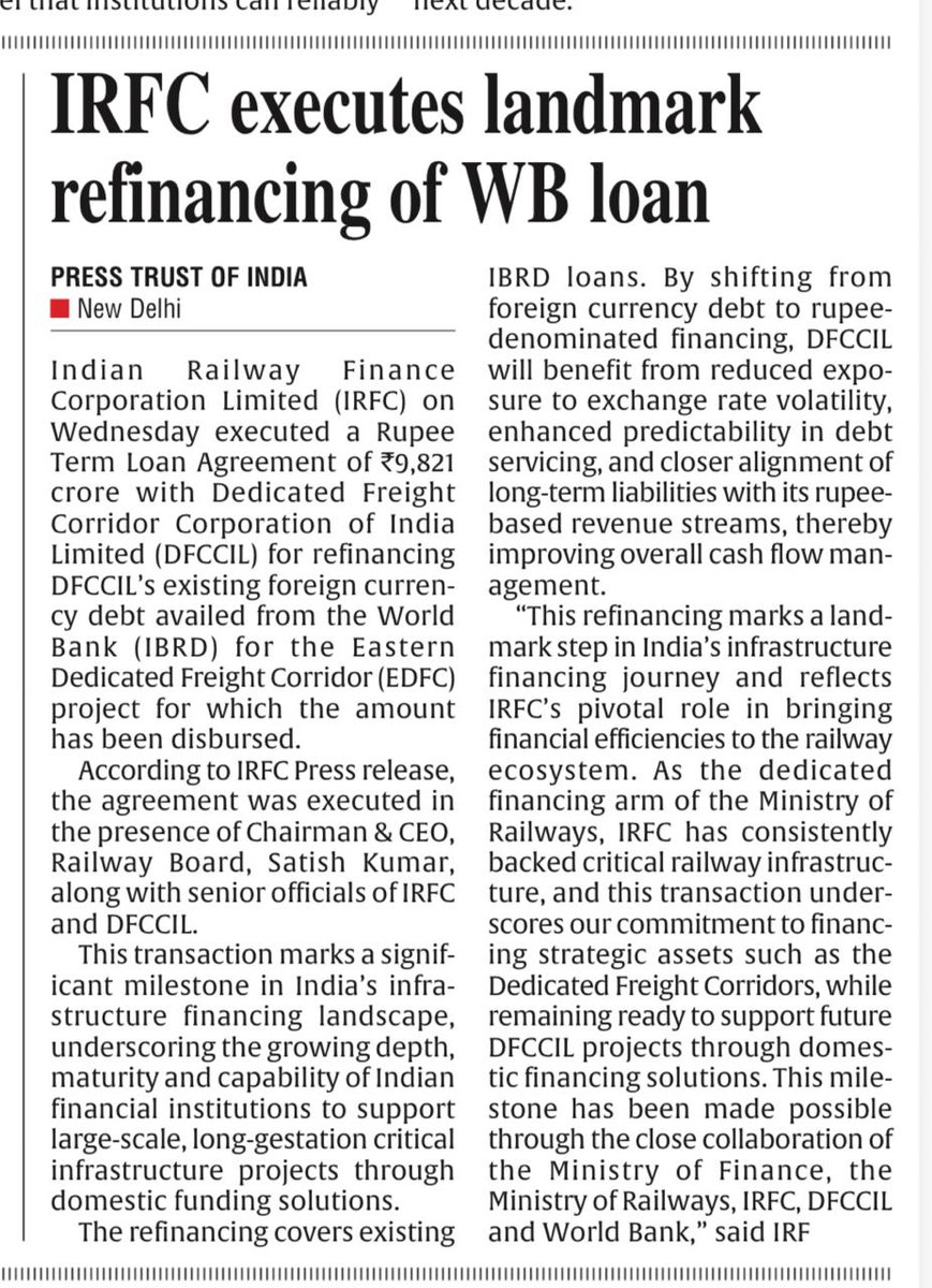 Indian Railway Finance Corporation Limited tweet media