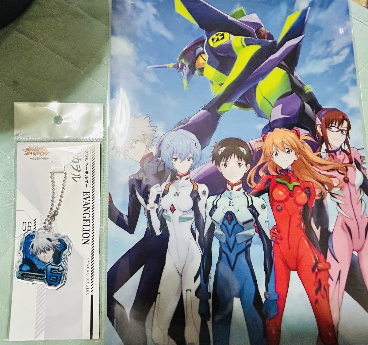 約80枚 エヴァンゲリオン クリアファイル 目的のクリアファイル買えた しかも1枚だけ残り…危なかった