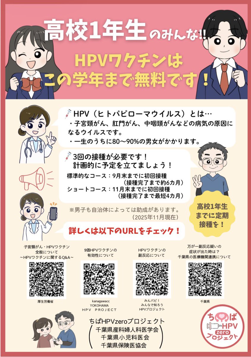 ちばHPVzeroプロジェクト tweet media