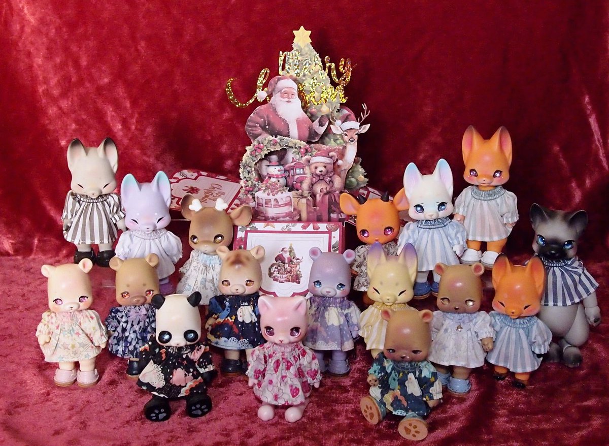 友達が送ってくれた立体カードで、めり～くりすます🎄 #cocoriang #nano服