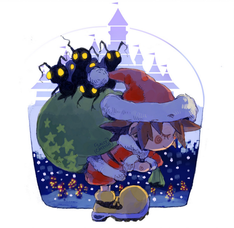 Merry Christmas!🎄
#art  #kingdomhearts #illustration #artwork #sorakingdomhearts #christmas #HolidaySeason