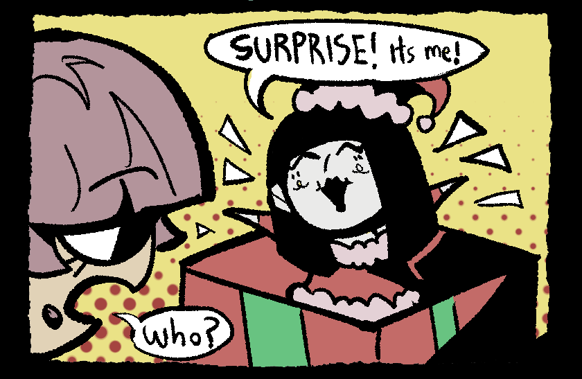 ChakaDonB's tweet image. Merry christmaaa! have a silly Samarina comic