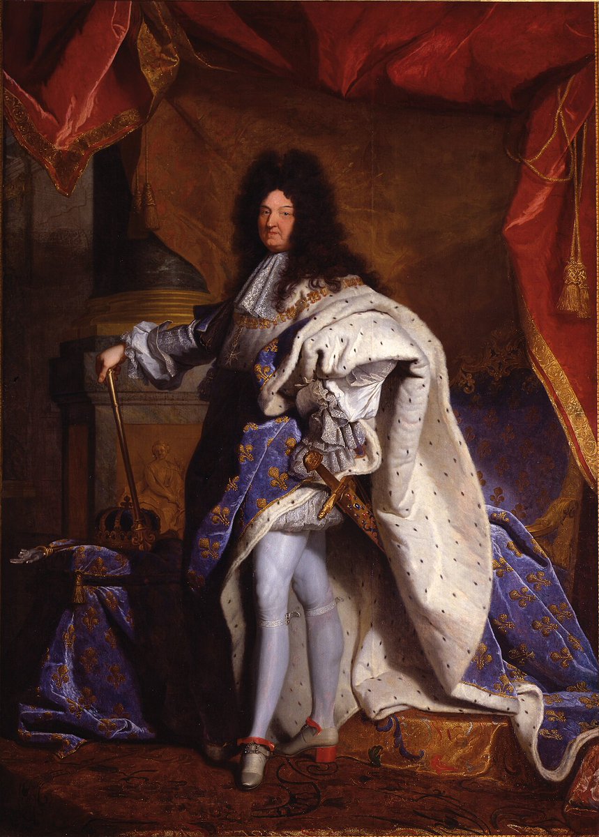 URDailyHistory's tweet photo. 29 Dec 1743: Hyacinthe #Rigaud (born Jacint Rigau-Ros I Serrai in 1659) dies in Paris. He was a Catalan-French #Baroque painter renowned as a prominent #portraitists of the French court during the reigns of Louis XIV and Louis XV. He is best known for his grandiose, highly detailed formal portraits of royalty, nobility, and influential figures, which captured the opulence and absolute power of the #French monarchy. #History #OTD #art #ad https://t.co/08ERw8pPfj