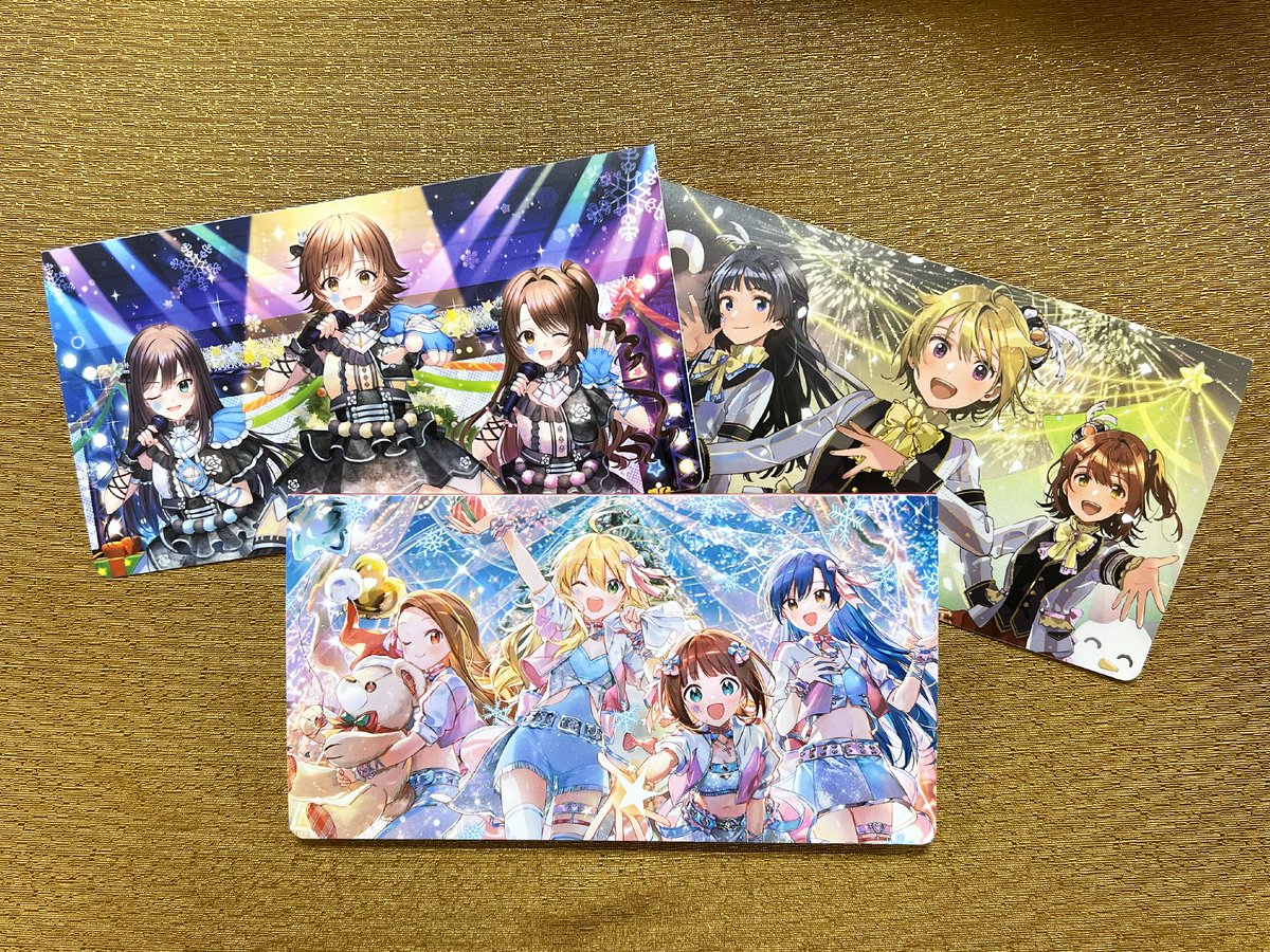 ツアマス　CP 3枚 ツアマス CP 3枚 アイドルマスター ツアーズ クリスマスキャンペーン 3