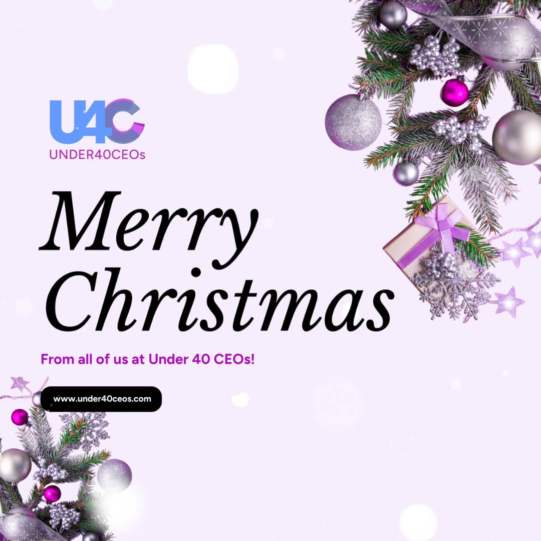 under40ceosng's tweet photo. Merry Christmas from Under 40 CEOs.
This season offers a rare pause to recognise the people, the progress, and the purpose that shaped our year.

Wishing you rest, warmth, and clarity as we close out the year.
#Under40CEOs #MerryChristmas #SeasonGreetings https://t.co/AXsLZKydzq