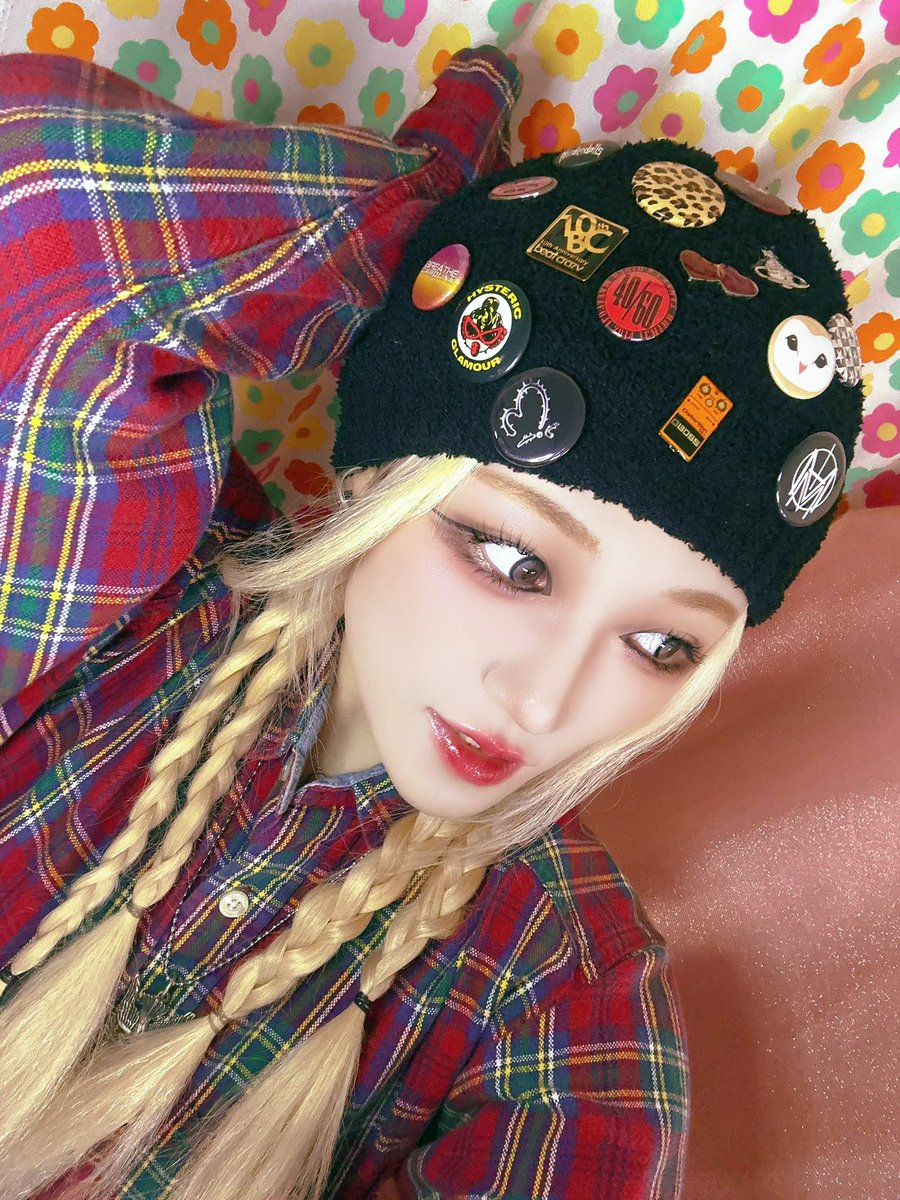 浮遊ちゃんのビーニーinspired👶💕 好きなものいろいろつけてみた！