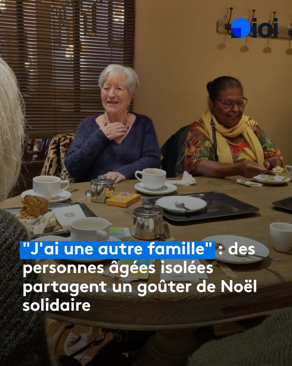 icilimousin's tweet photo. 🎙"Les fêtes de fin d'année, je pensais que c'était terminé. Grace aux petits frères des pauvres, cette année, ça a tout changé, et je suis heureuse"
▶️ Des personnes âgées isolées ont partagé un goûter de Noël à Limoges mercredi 24 décembre. 
➡️ https://t.co/GRX5RGpnYb https://t.co/8pABu62TC1