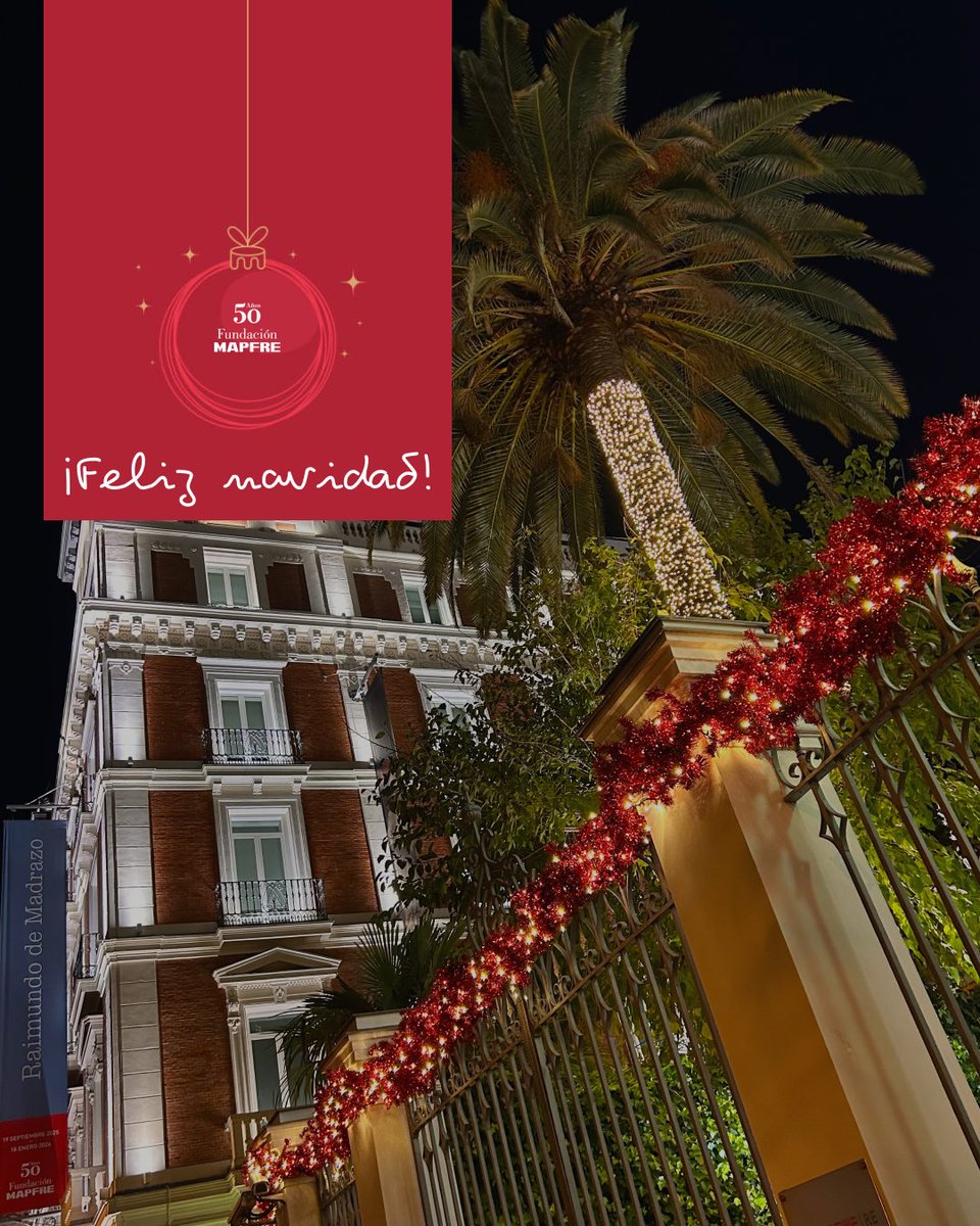 fmapfre's tweet image. 🎄❤️ En esta Navidad queremos compartir con vosotros algo más que buenos deseos: nuestra gratitud. Gracias por ser parte de este camino, por cada gesto solidario y por creer que un mundo más humano es posible. De todo corazón, ¡Feliz Navidad! 🙏