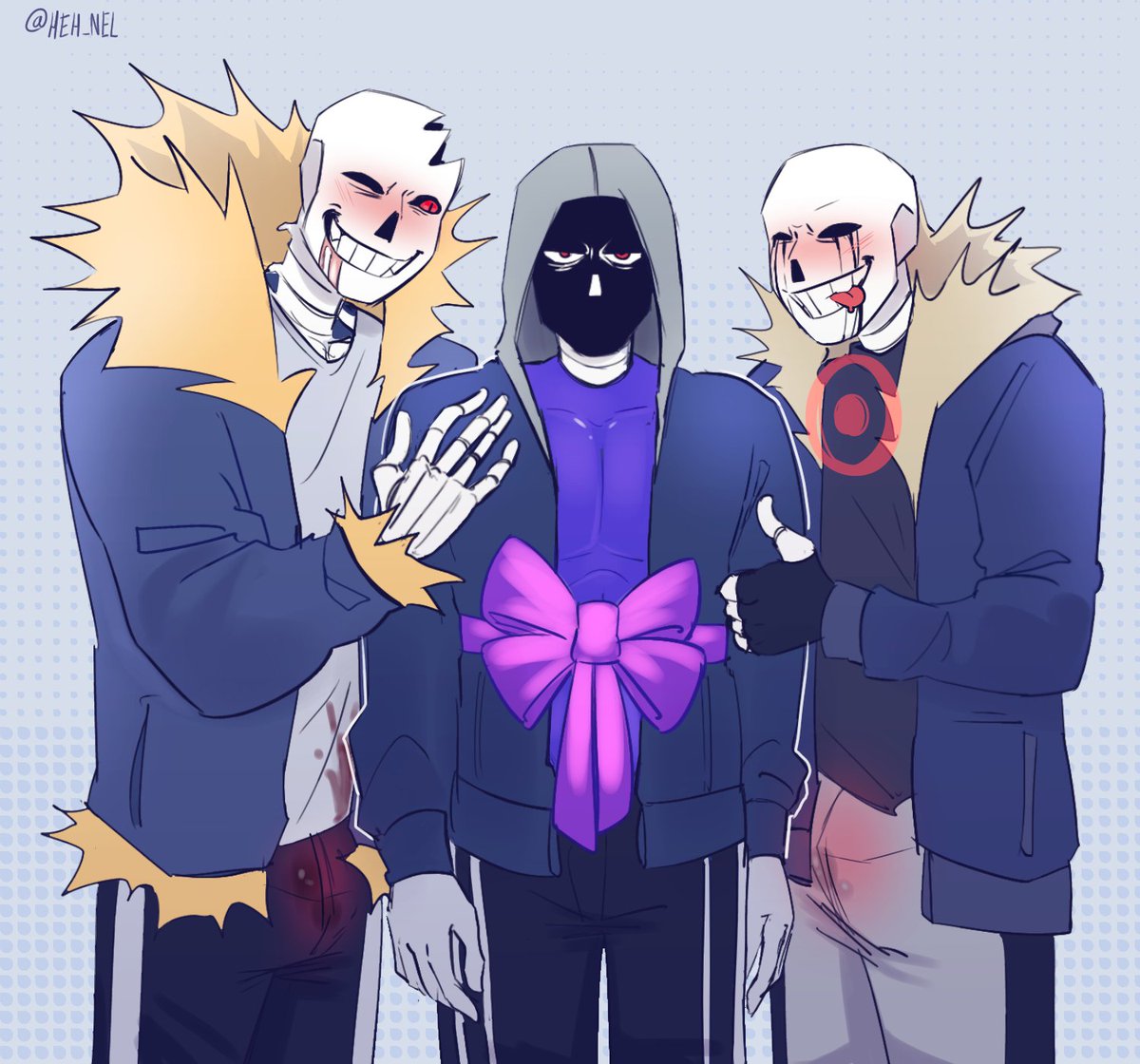 They are eager to unwrap their gift
Part 1
#sanscest #undertail #underfrick
