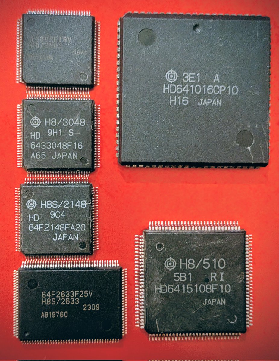 日立の積みCPU、H8,H16ファミリーが揃った、H8/300Lが足りないけど。
アセンブラ・逆アセンブラ書くぞと。