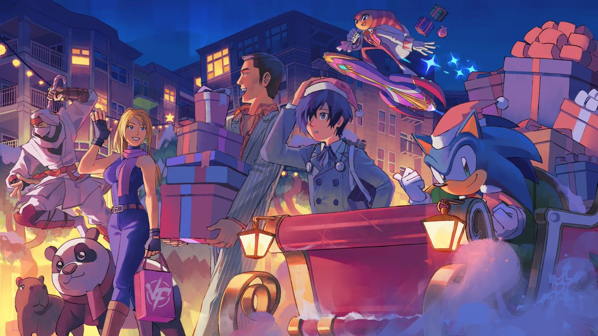 SEGA's tweet image. Happy Holidays from all of us at SEGA! 💙

🎨: @supsross