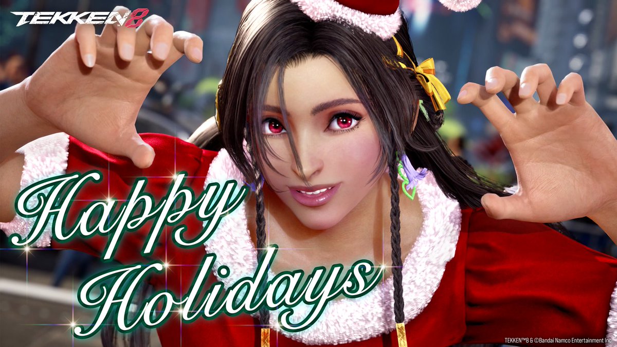 TEKKEN's tweet image. Remember: no fighting during the holidays, unless it's in #TEKKEN 🤜🤛 

Season's greetings from the #TEKKEN8 team ❄️🎄