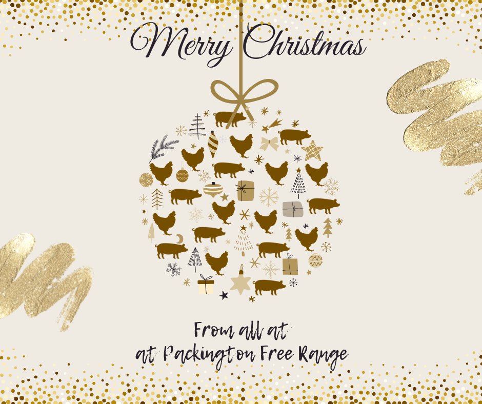 PackingtonFR's tweet image. Merry Christmas from all of us at Packington Free Range!

From our family farm to your family table - thank you for letting our birds be part of your celebrations.

We’d love to see your festive photos! 📸

Huge thanks to our team and all in British farming working today.