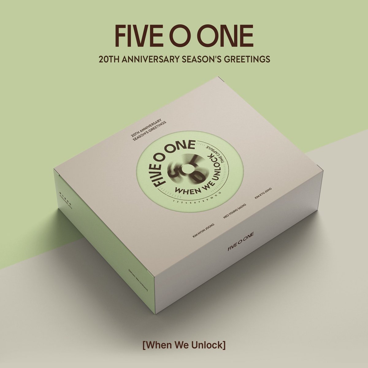 NEWS更新💡 FIVE O ONE 20th Anniversary Season's greetings 'When We