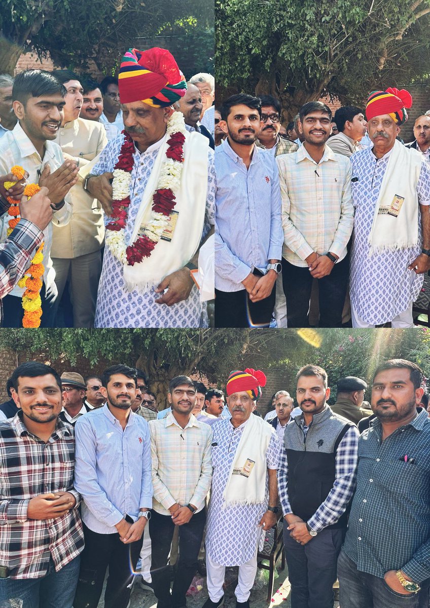 पैरामेडिकल भर्ती संघर्ष समिति2025 की ओर से <a href="/GajendraKhimsar/">Gajendra Singh Khimsar</a> जी, चिकित्सा मंत्री, राज. सरकार को जन्मदिन की शुभकामनाएं प्रेषित की💐आगामी वर्ष में नर्सेज &amp; पैरामेडिकल संवर्ग की नई भर्तियां मेरीट+बोनस के आधार विज्ञप्ति जारी कर संविदा कार्मिकों को राहत प्रदान करने को विश्वस्त किया।