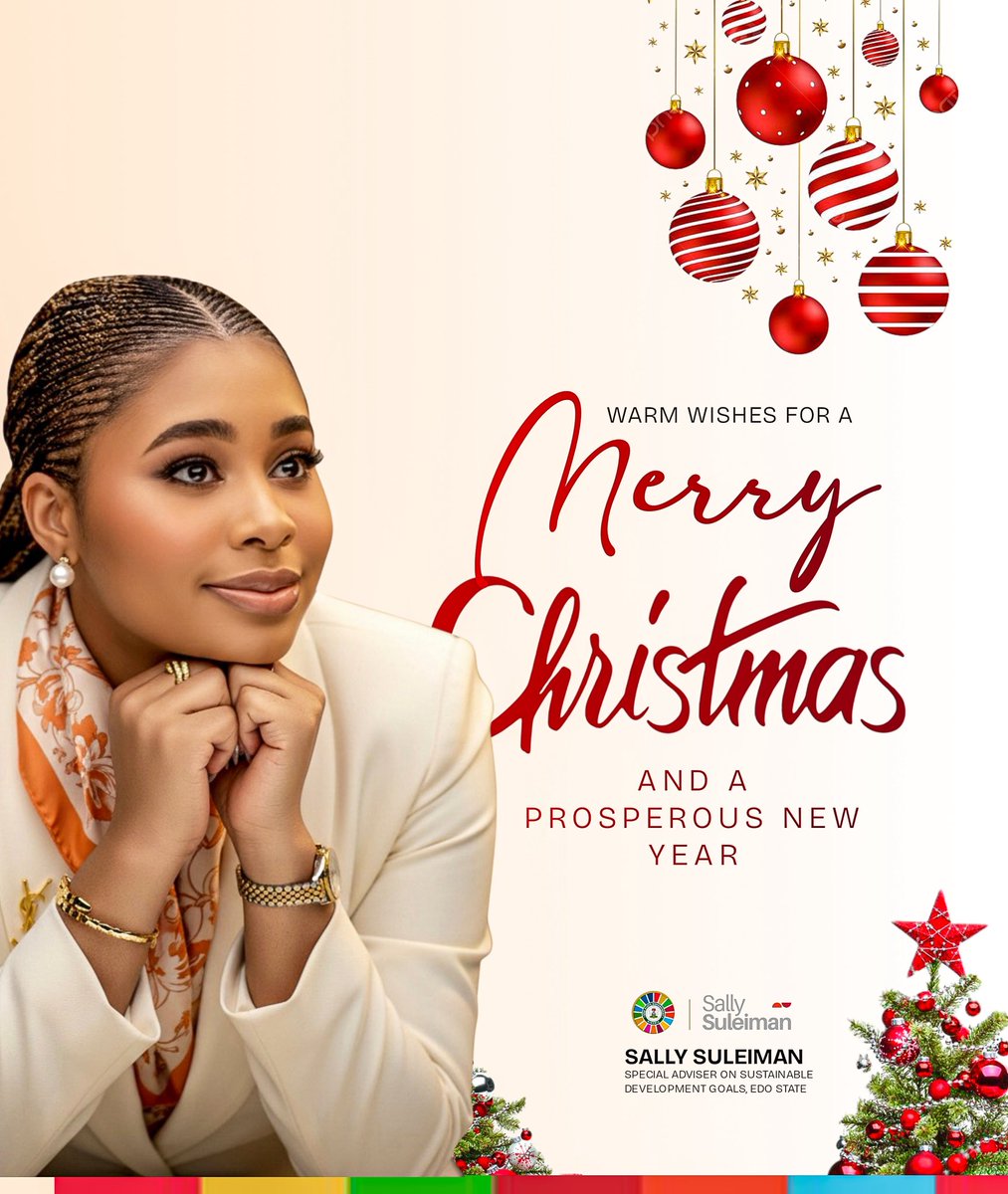 officesasdgedo's tweet photo. Merry Christmas from Ms. Sally Suleiman @is_salsu and her team. We wish you a wonderful celebration and a prosperous New Year ahead. ❤️ https://t.co/vXCCjDXBz9