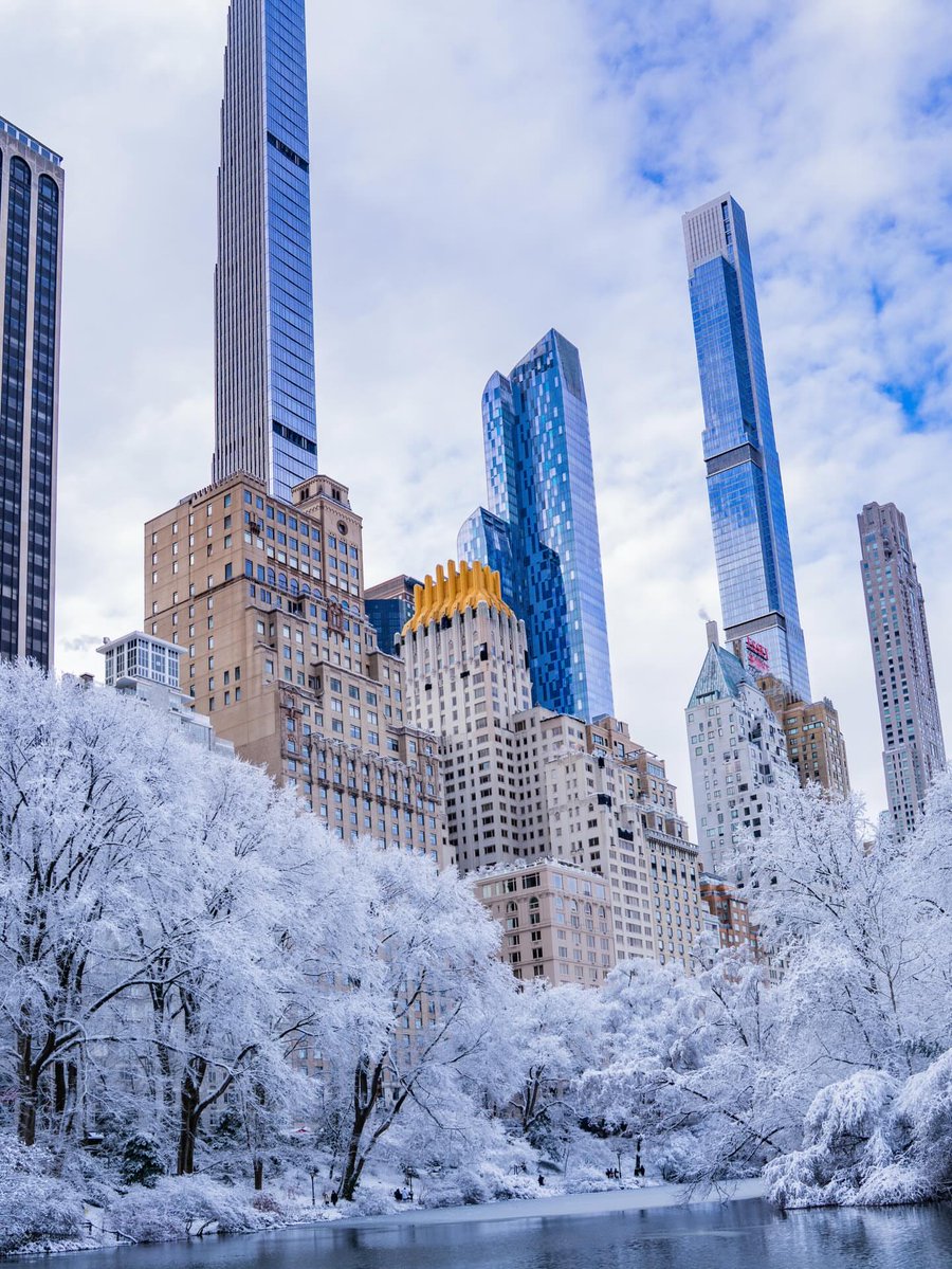 PrettyCitiesX's tweet image. Winter in Central Park, New York