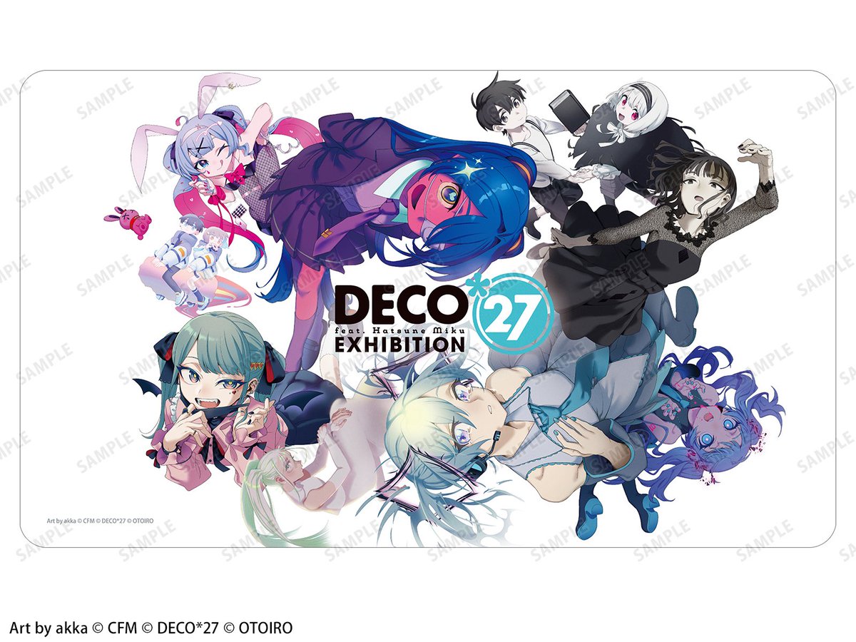 サプライ】 AMNIBUS DECO*27 feat.初音ミク EXHIBITION ・マルチデスク