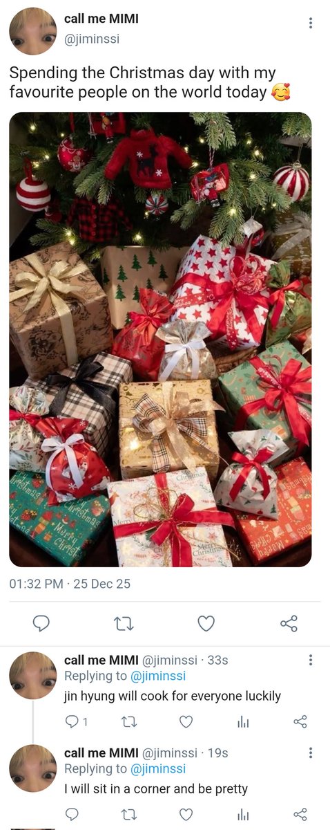 biminnie95's tweet image. 25th December: Christmas day 💝
#ChristmaswithVMIN
