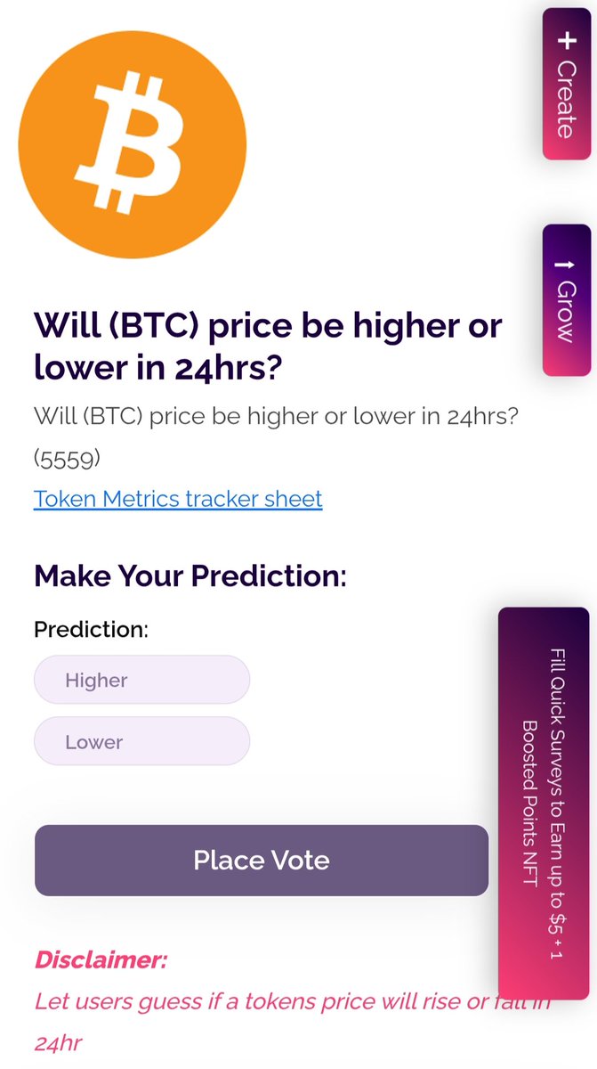 cryptosloution's tweet photo. Just voted for my prediction at @FolioGames https://t.co/2oWeH7PpKf