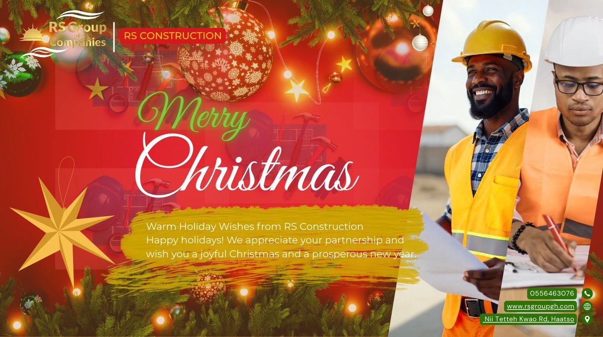 rsghconstruct's tweet photo. Wishing you a season filled with joy, gratitude, and meaningful connections. Merry Christmas from all of us at RS Construction. https://t.co/EMUPqdCpXu