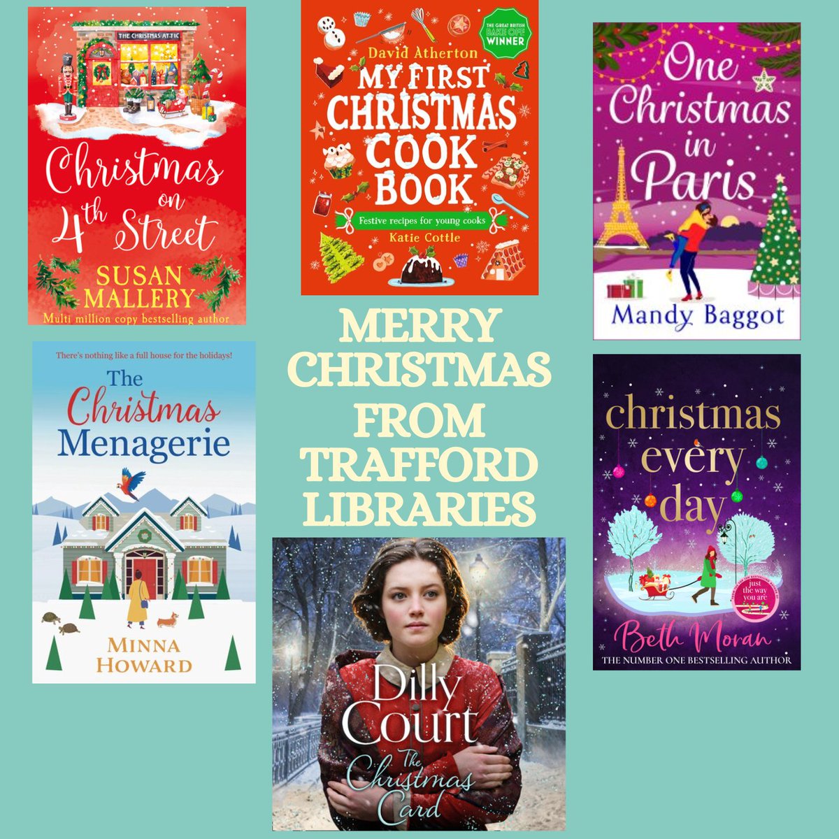 TraffLibraries's tweet photo. Merry Christmas from Trafford Libraries! We hope you have a wonderful day!
If you are wanting a last minute festive read remember that we may be closed but Borrowbox is still available if you would like an e-book, audiobook or magazine!  #MerryChristmas #TraffordLibraries https://t.co/brR1mq2z0k